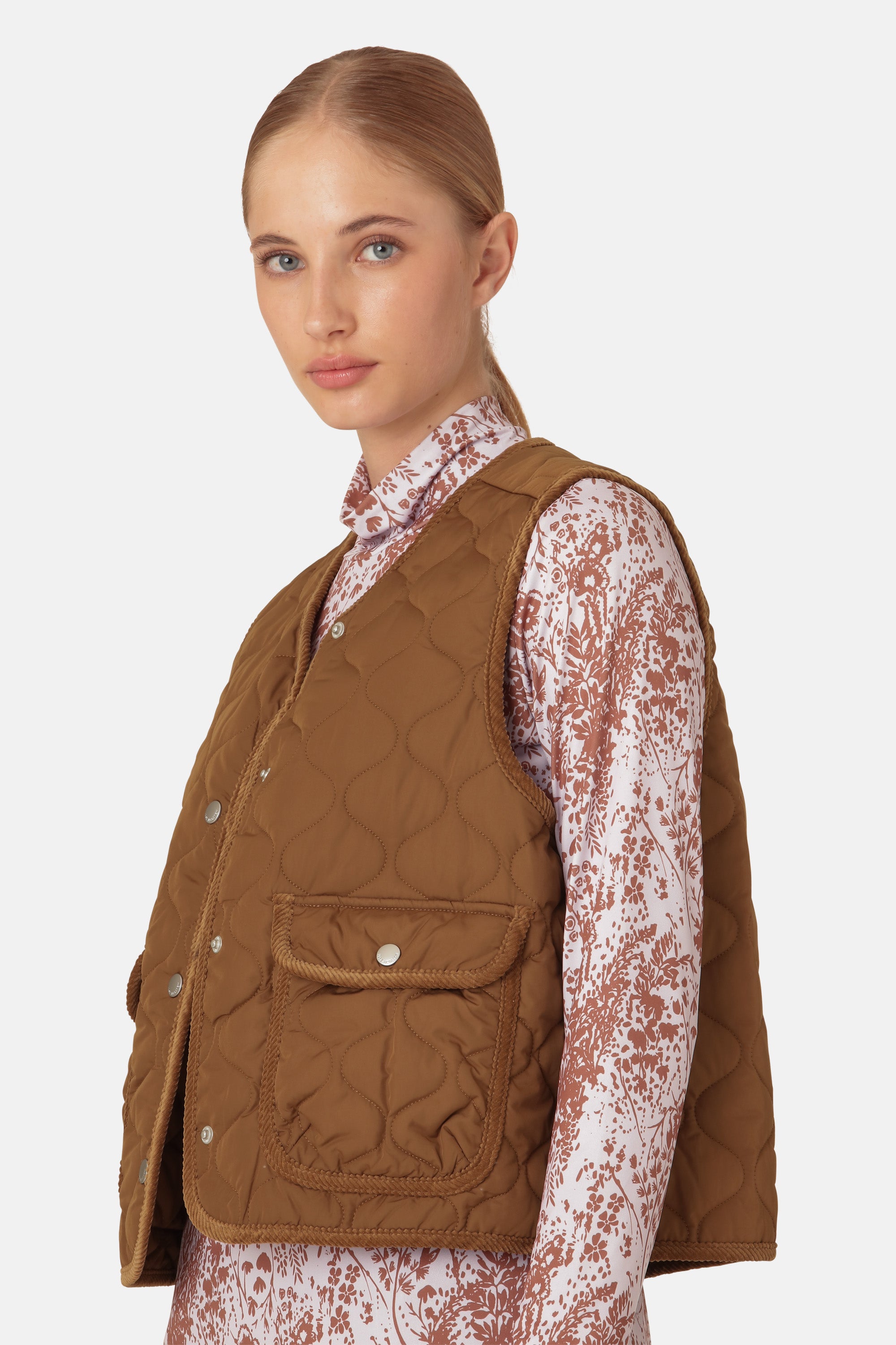 Ilse Jacobsen Hornbæk Outerwear Quilt Vest Vest 228 Walnut